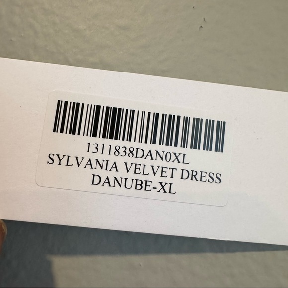 Reformation Sylvania Velvet Dress Maxi Elegant Strapless XL - Picture 7 of 7